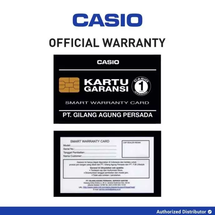 Casio MTP-VT01BL-5BUDF Hitam Kulit Coklat Cowok