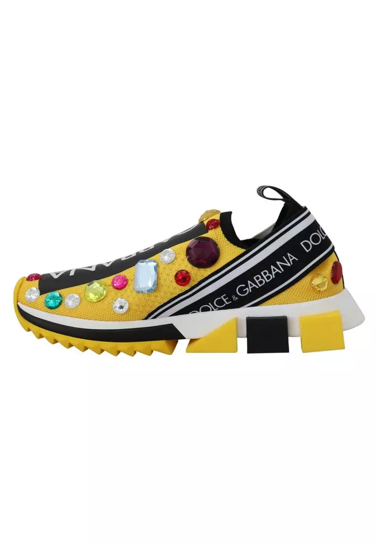 Dolce and deals gabbana yellow sneakers