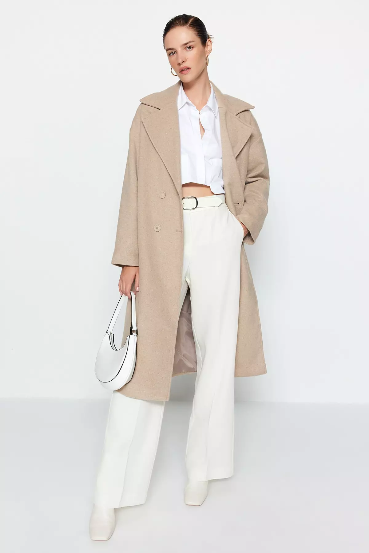 Button Closure Cachet Overcoat