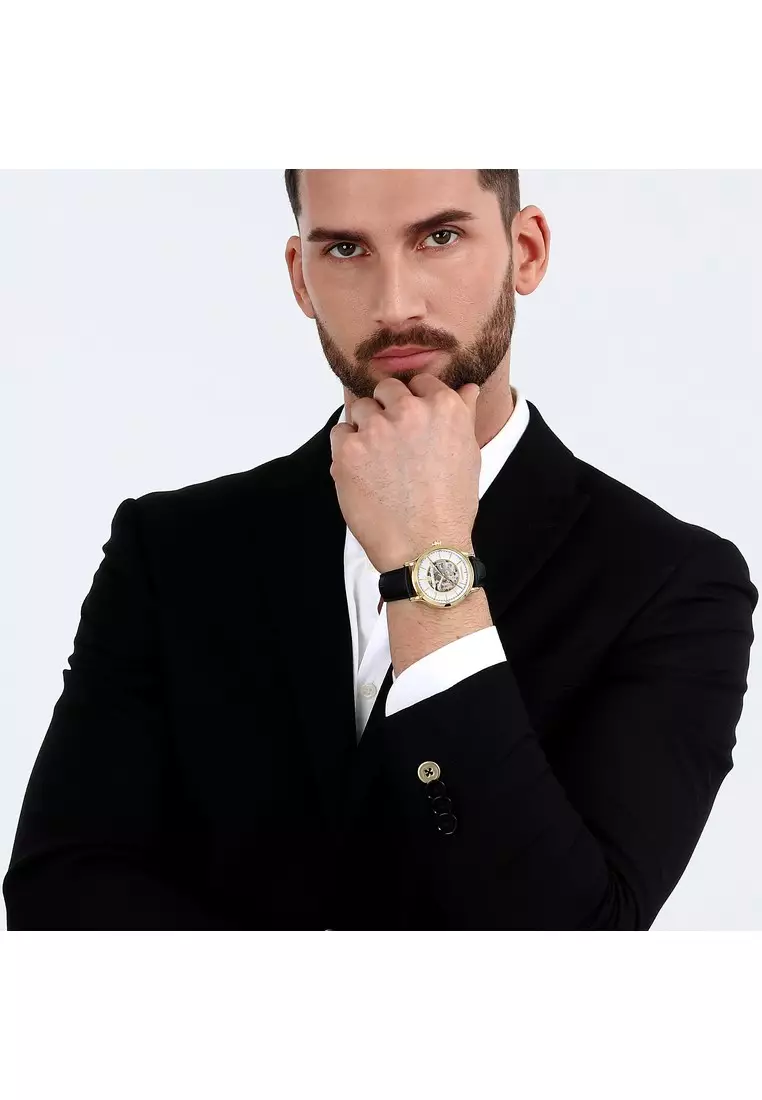 【2 Years Warranty】Maserati Epoca 42mm Men's Automatic Watch R8821118011 With Luminous Hands