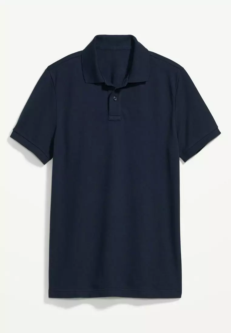 Short-sleeve Pique Polo For Men