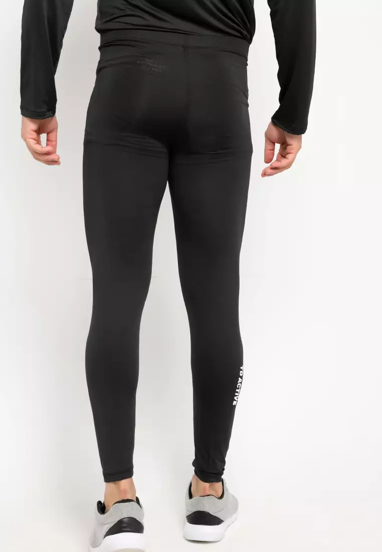 Td Active MB069 on calf compression legging olahraga pria black