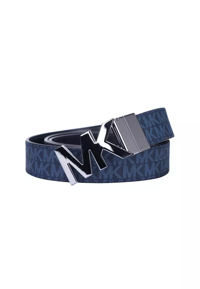 Michael kors blue belt hot sale