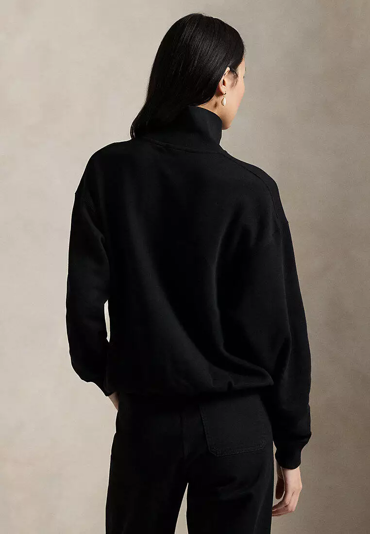 Lightweight Fleece Long-Sleeve Polo