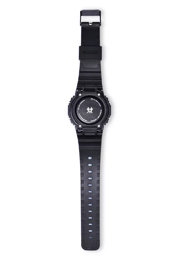 AMC23 Jam Tangan Anti Air Digital Camo Black Katakana