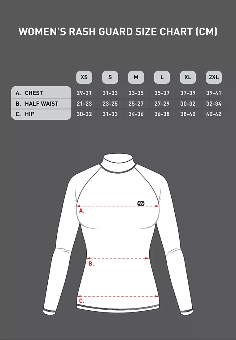 Riva Women's Long Sleeve Rash Guard - Blue