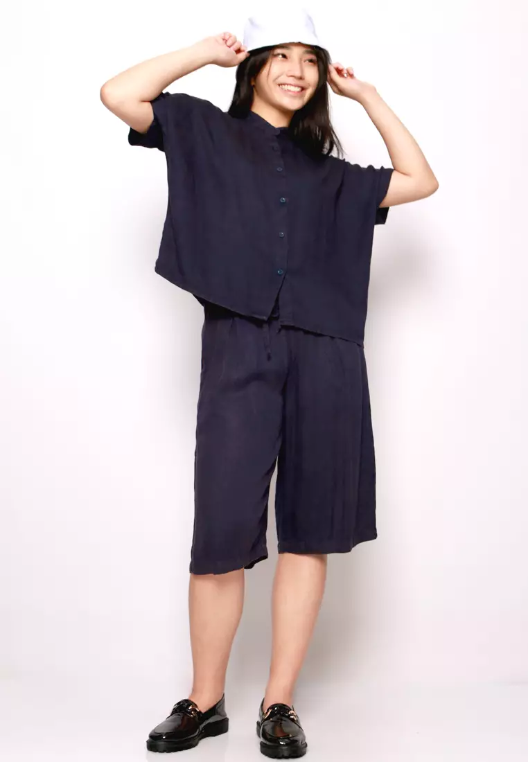 Setelan Kemeja dan Celana Ice Washed