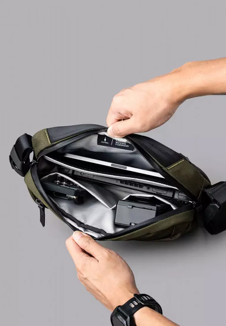 Alpaka Go Sling Mini V2 (Maglockz Buckle) - Army Green Axoflux