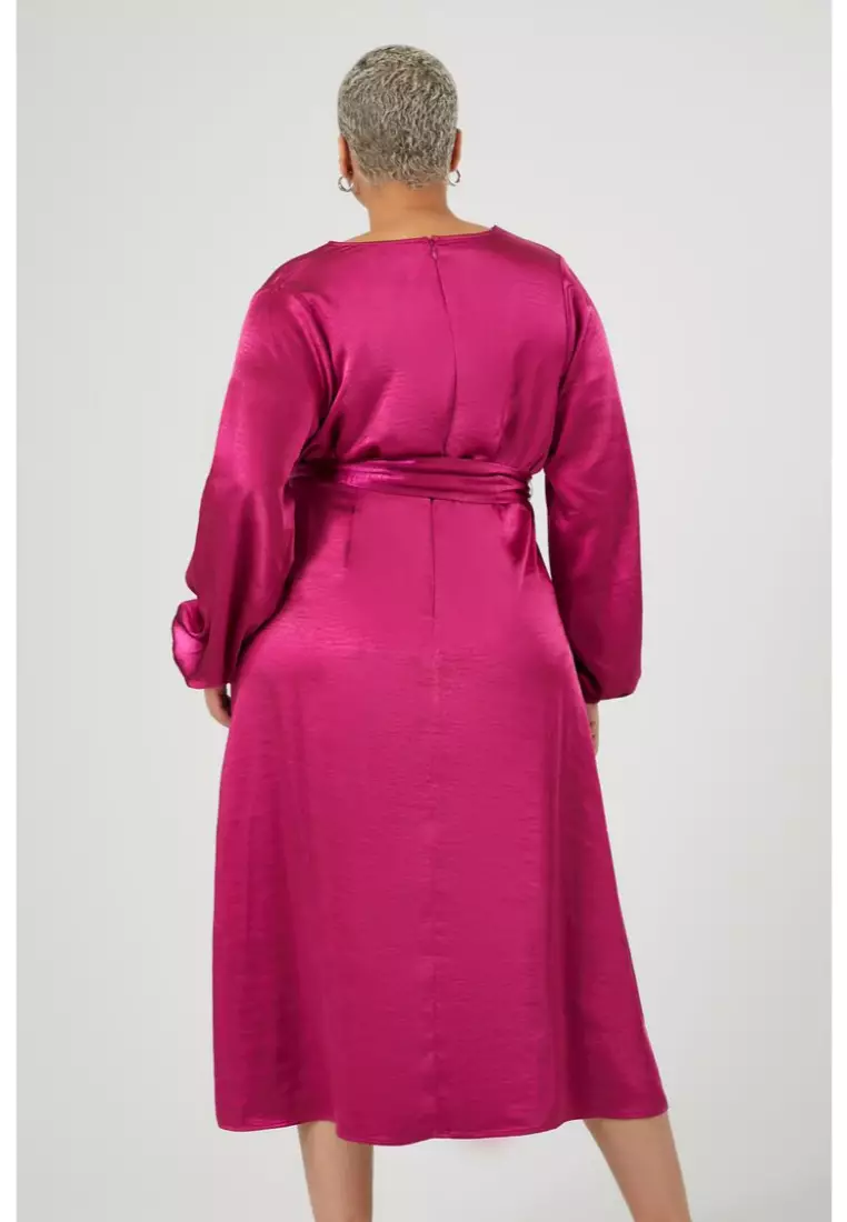 Forever 21 surplice maxi hot sale dress
