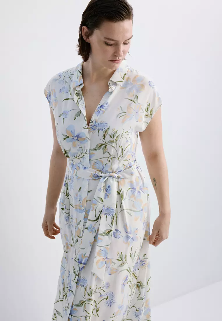 Flowy Flower Printed Dress