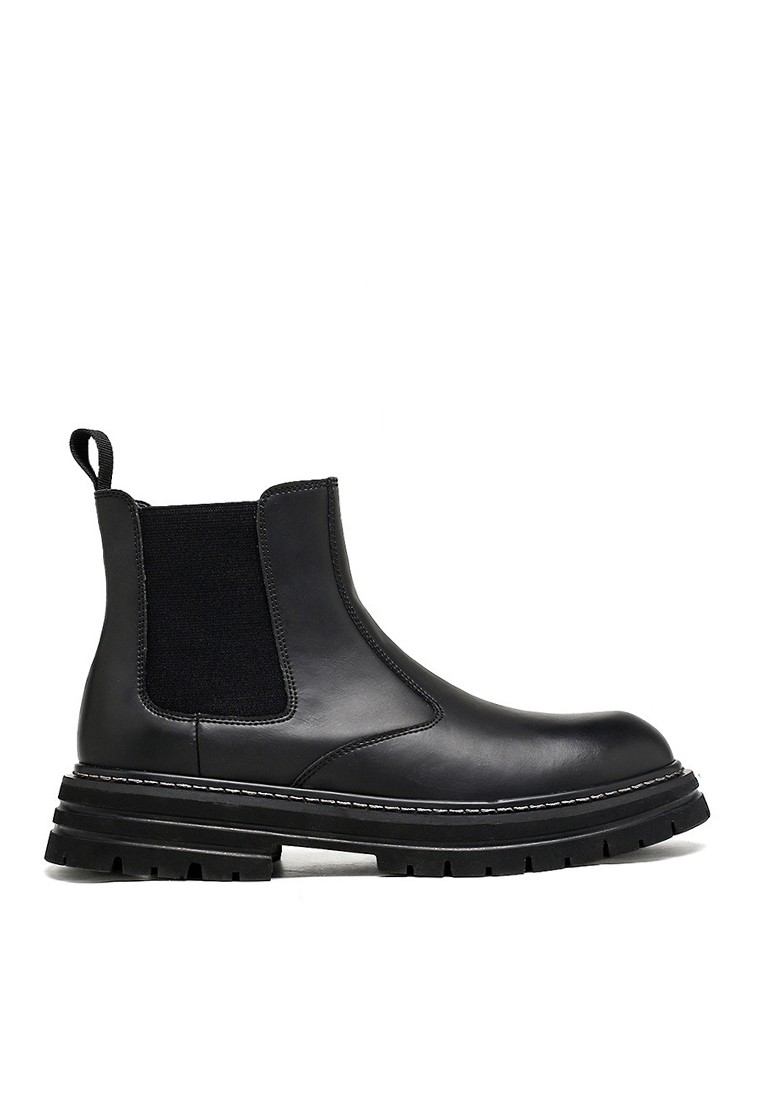 VANSA Fashion Cow Leather Chelsea Boots VSM-B-7755