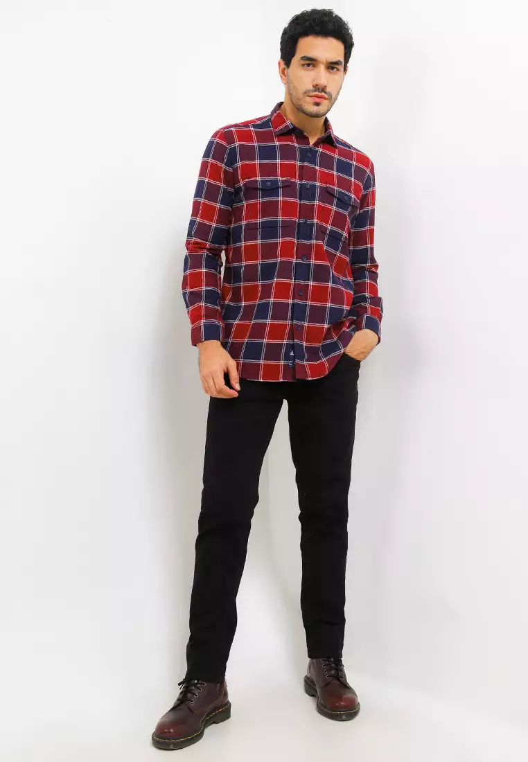 Cotton Flanel Shirt KLL546