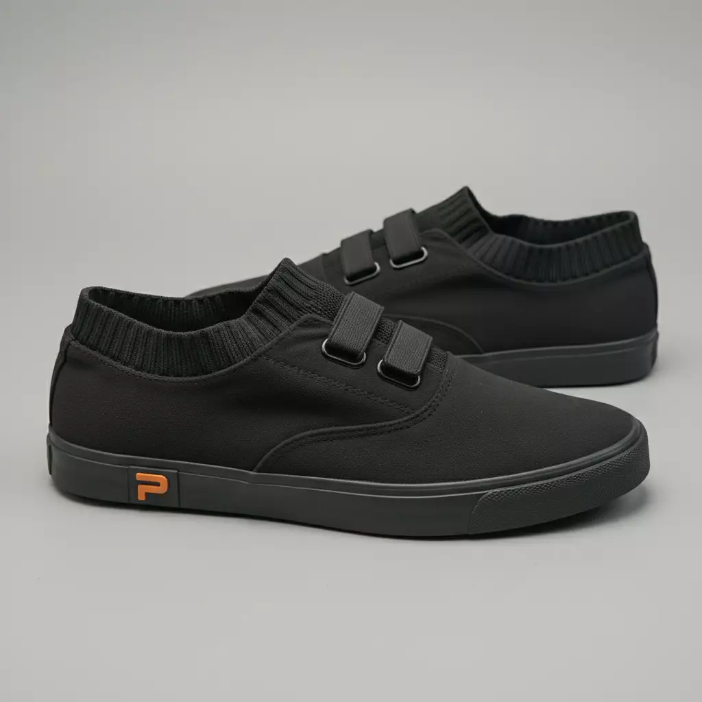 Paulmay Sepatu Slip on Pria Nagoya - Black