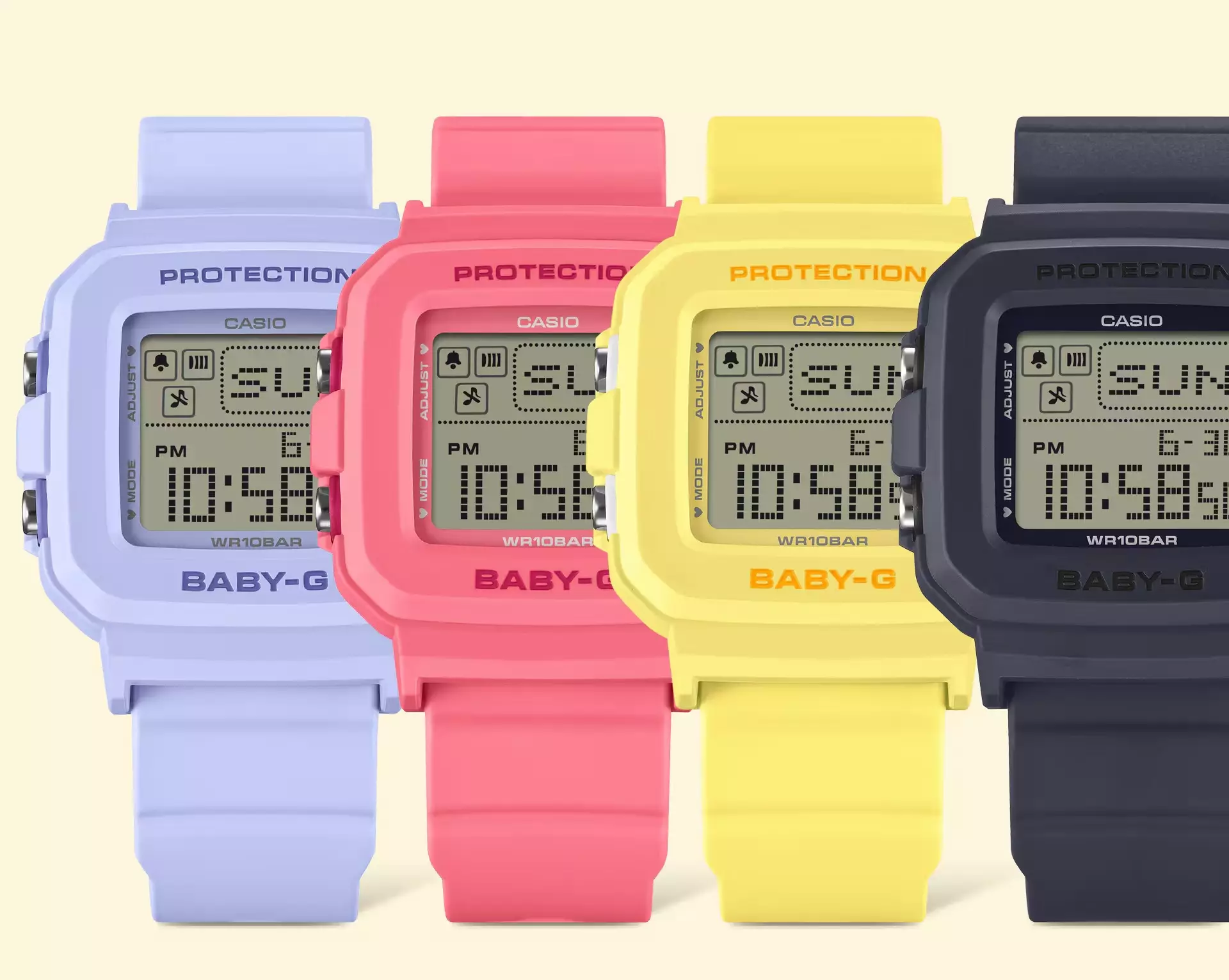Casio BABY-G Jam Tangan Wanita dengan format Digital BGD-10KH-4DR