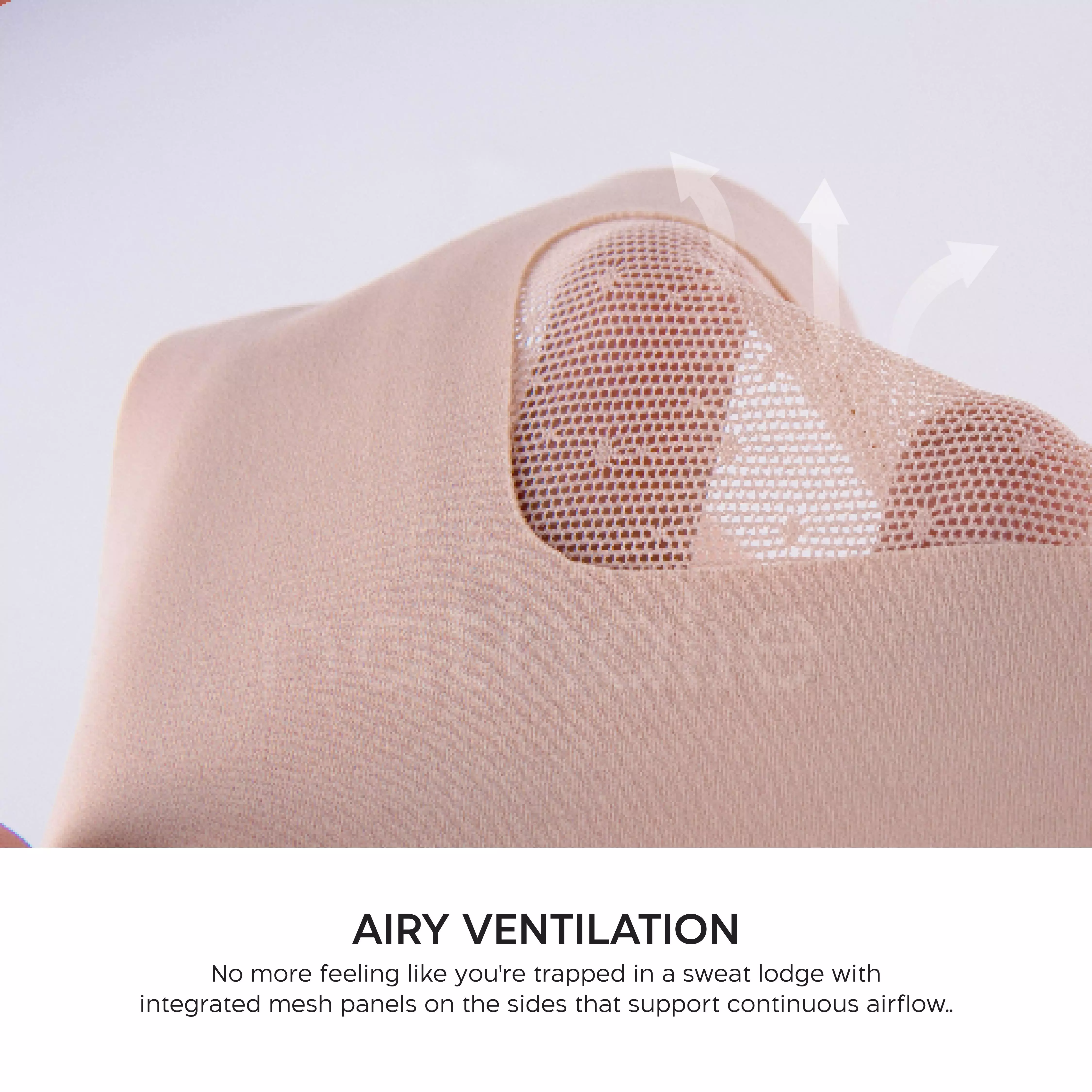 Nathalie V-Neck Breathable Bra NTB 3479 - Beige