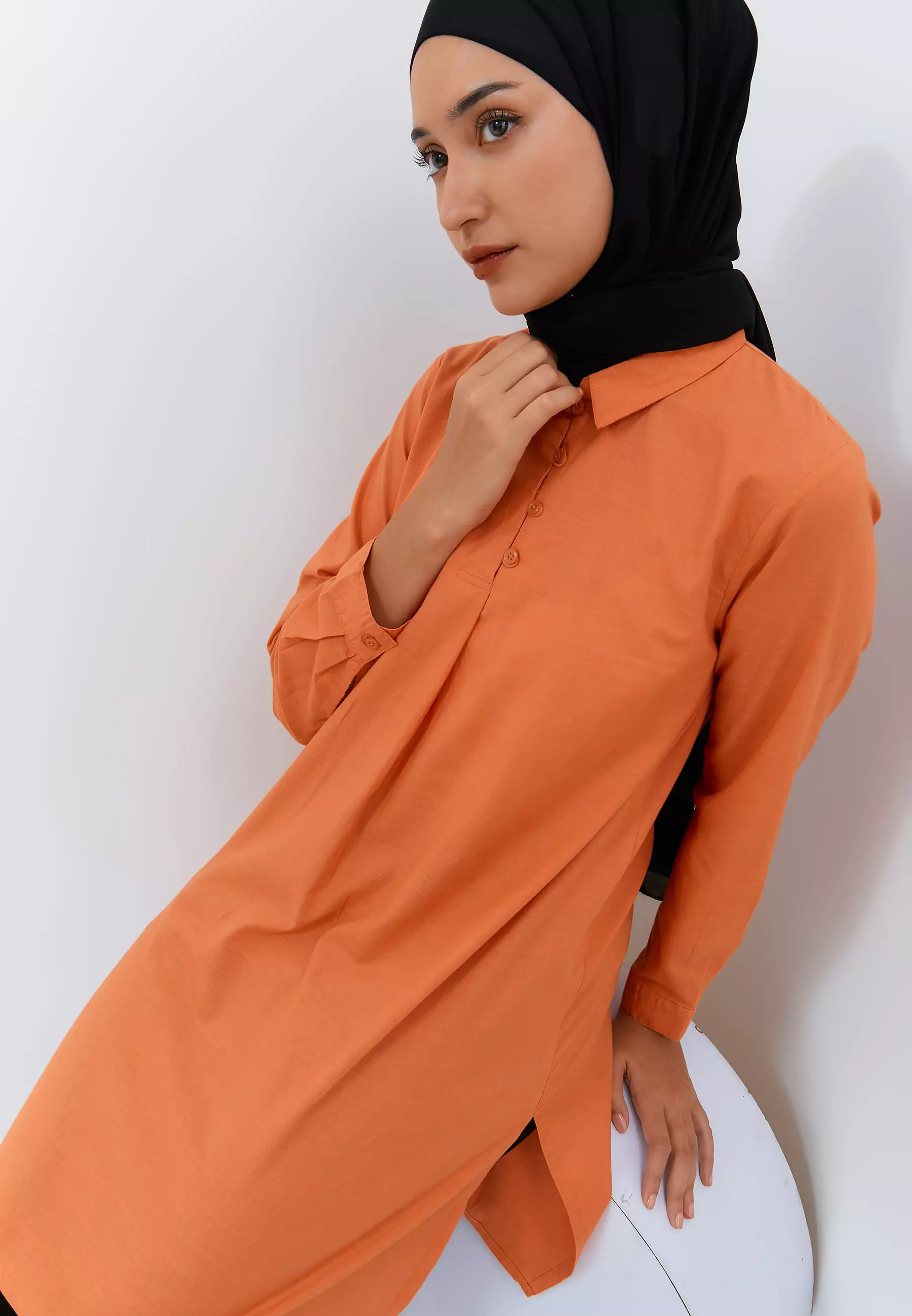 Humaira Orange Tunic (G.1708)