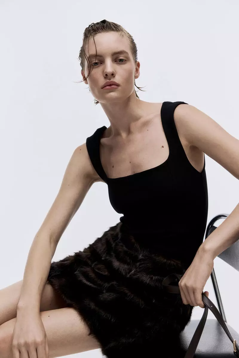 Square-neck vest top