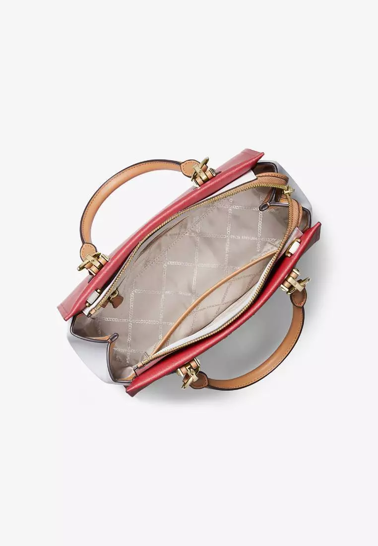 Park medium saffiano leather satchel online
