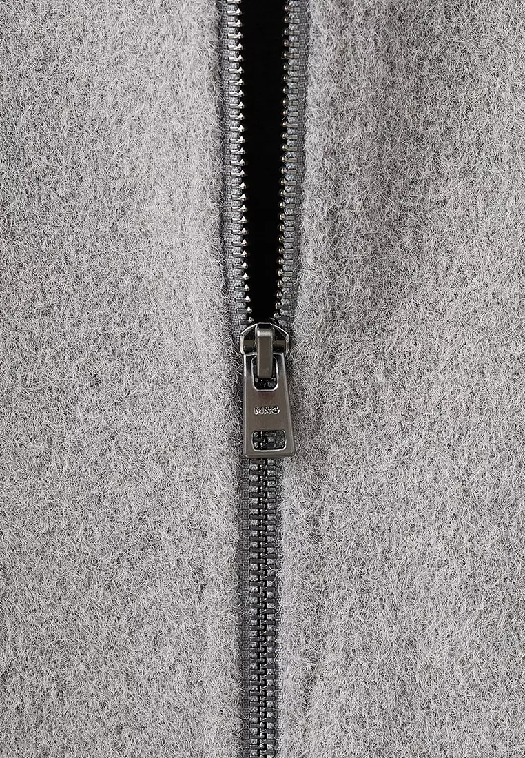 Textured Jacket With Zip