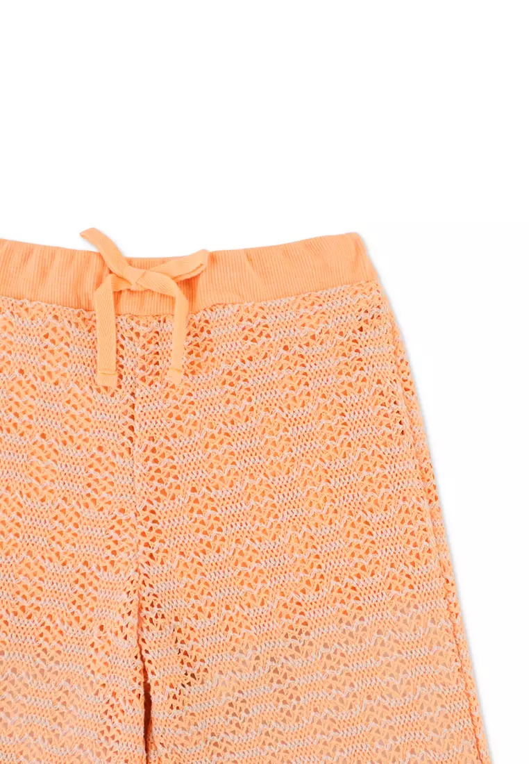 Girls Crochet Lace Pants
