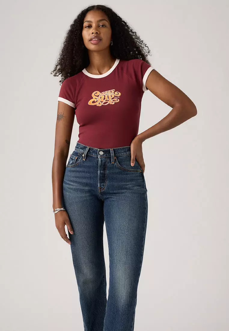 Levi's® Women's Graphic Riley Raglan Tee (003R2-0006)