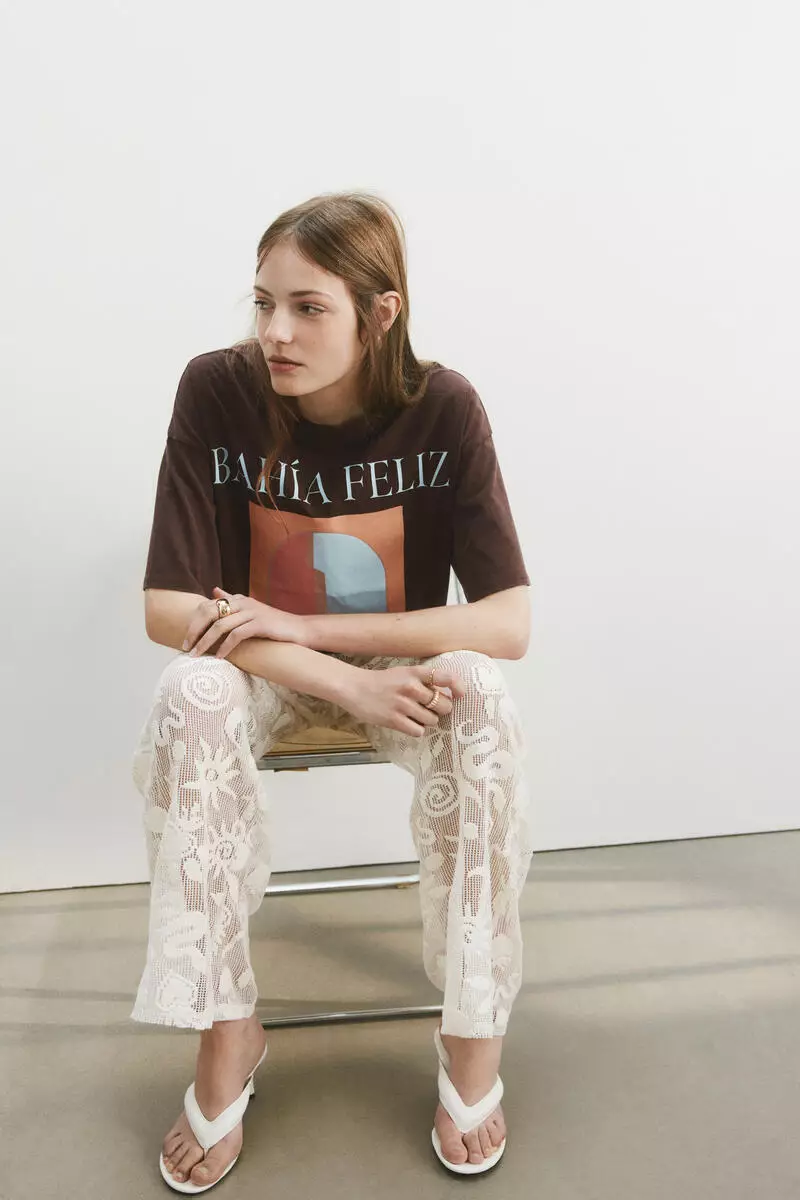 Oversized printed T-shirt