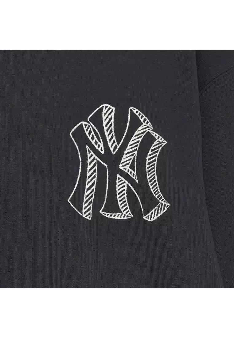 MLB BASIC MEGA LOGO OVERFIT SWEATSHIRTS NEW YORK YANKEES