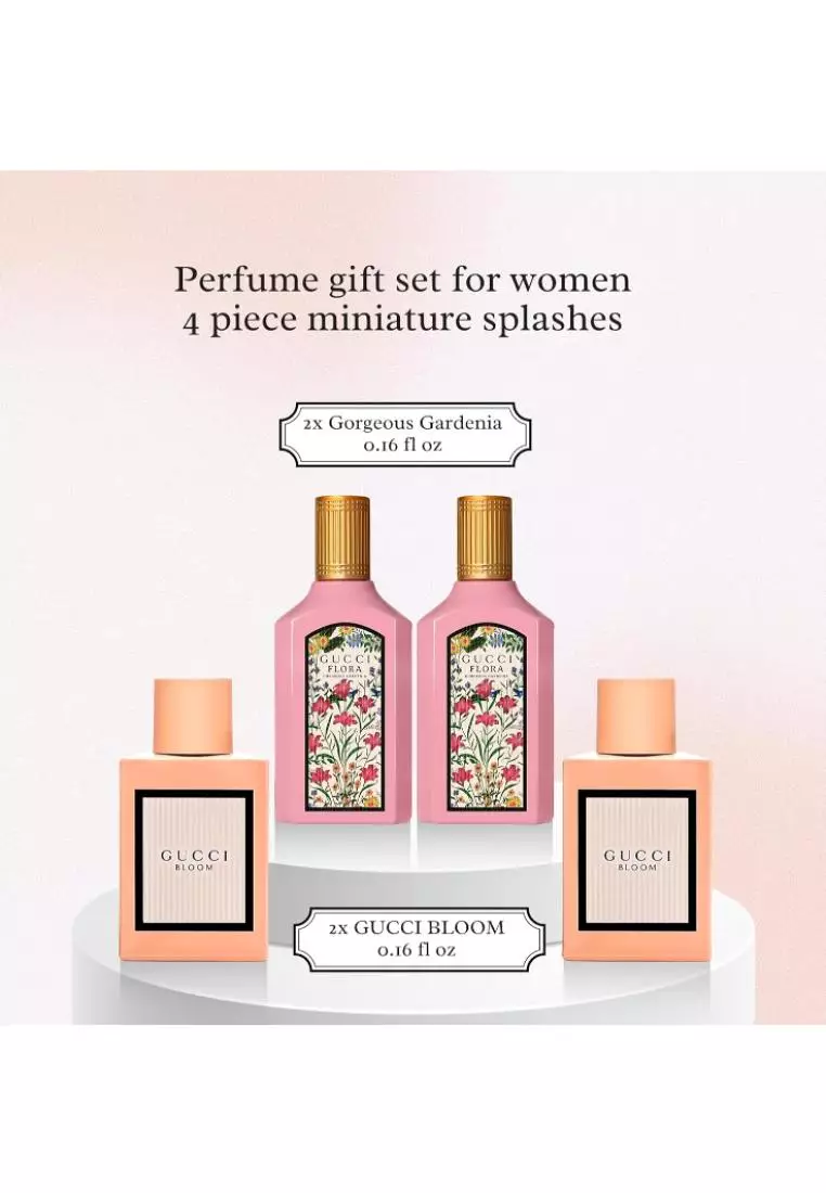 Gucci - 4 Piece Mini Perfumes for Women Fragrance Gift Set