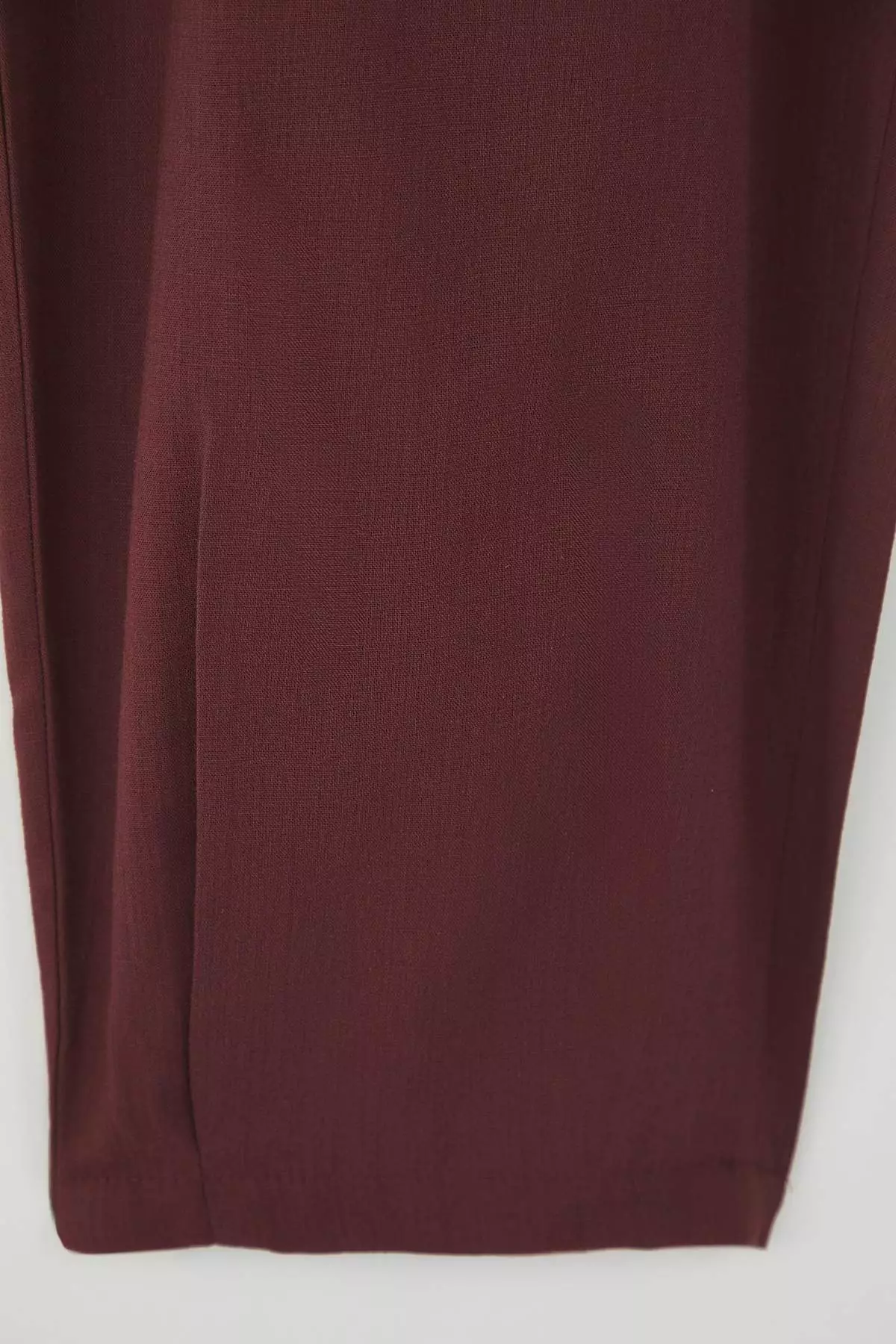 Brown With A Ribbon High Waist Carrot/Baggy Beach Wear Plus Size Pants Tbbss25Ar00001