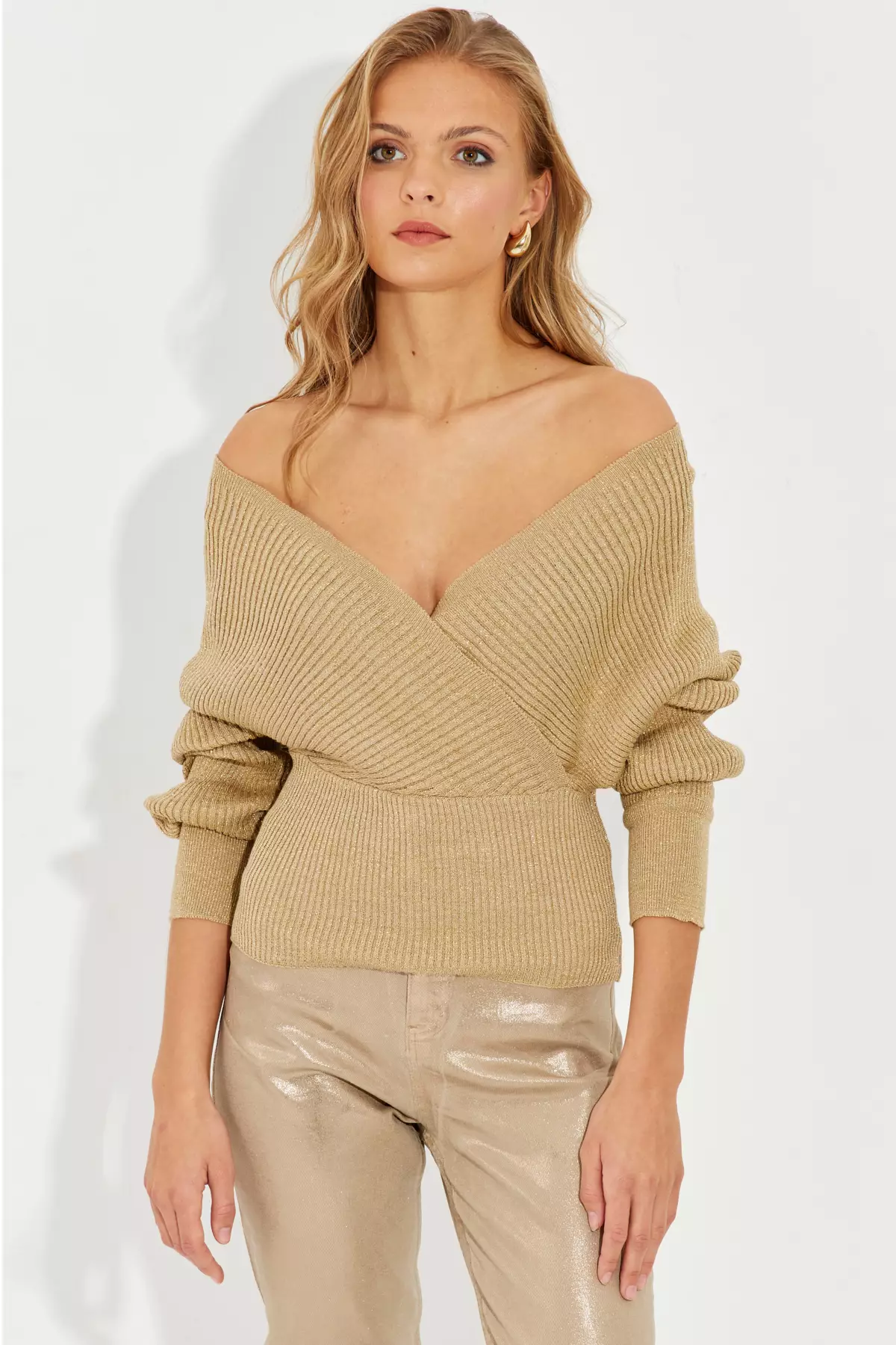 Wrapped Knitted Sweater