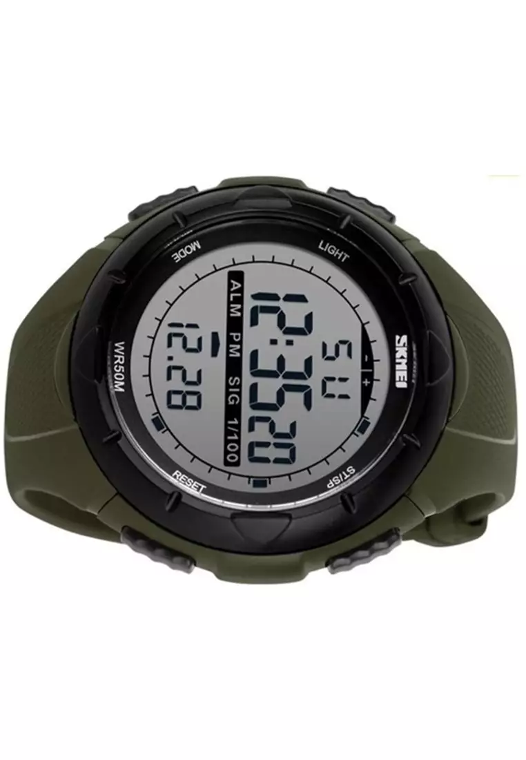 Jam Tangan Sport Outdoor Digital Pria Strap Tali Sillicone Anti Air Stopwatch Penghitung Waktu ORIGINAL - YG76