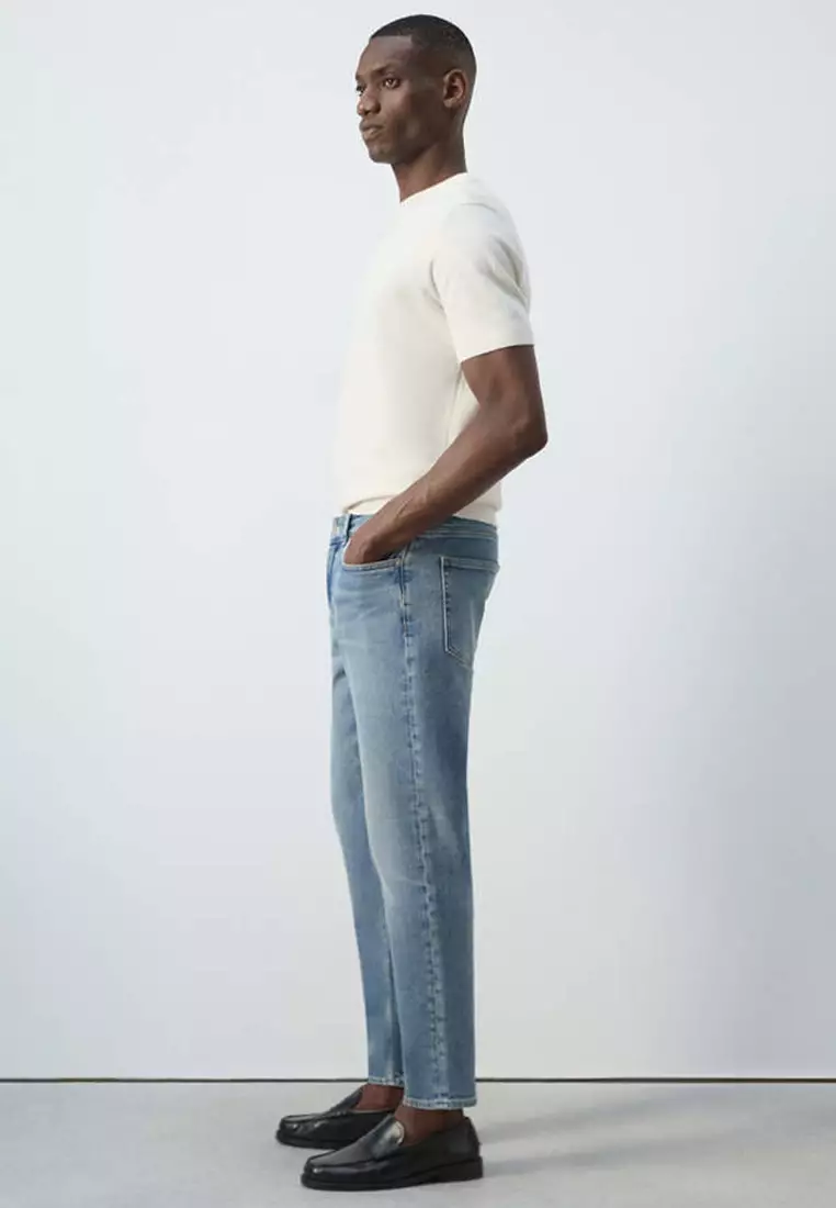 Ben Cropped Tapered-Fit Jeans