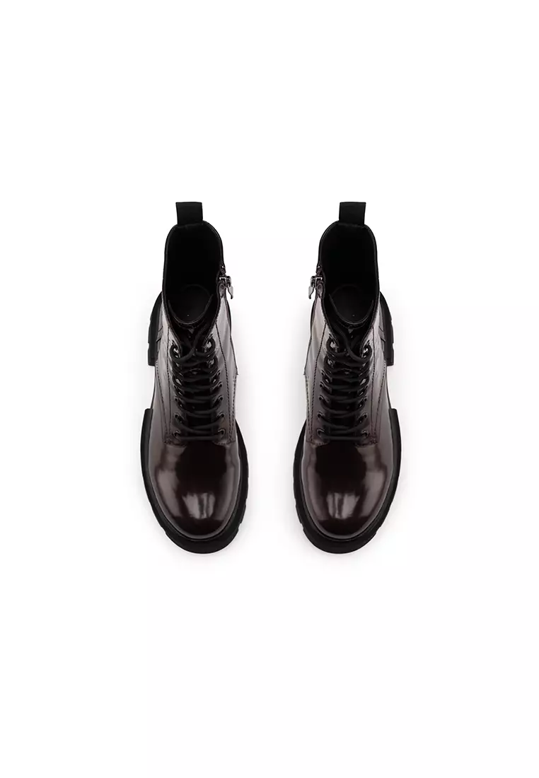 CLASSIC PLATFORM LACE-UP BOOTS 個性加厚底綁帶馬汀靴