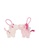 NICI white and pink Nici - Couple Keyholder Theodor & Pink Harmony 9cm Each, In Gift Box 6E4E6TH81ABE14GS_2