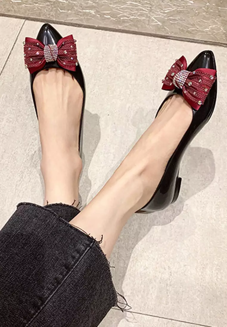 Bow Waterproof Jelly Shoes