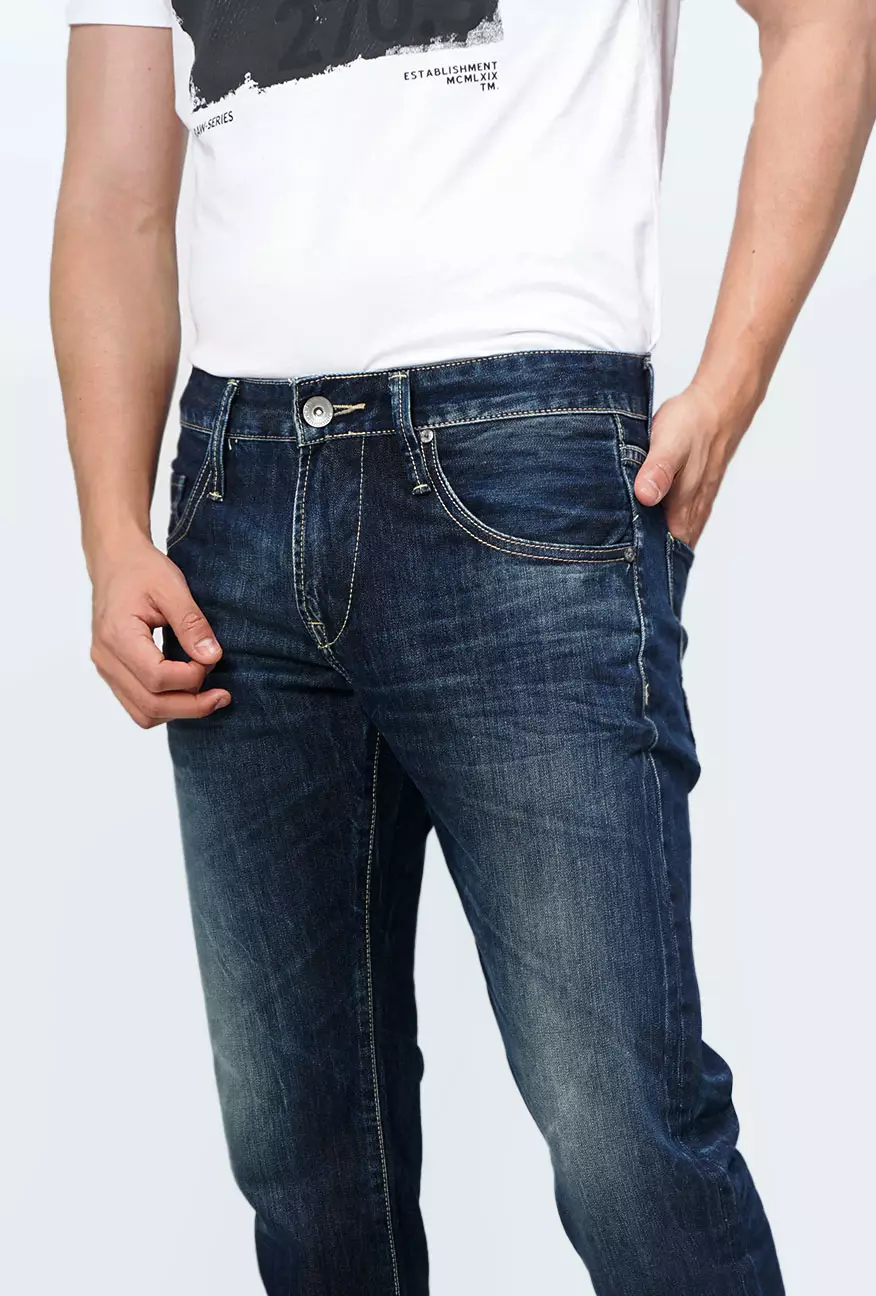Celana Jeans Pria Slimfit H3