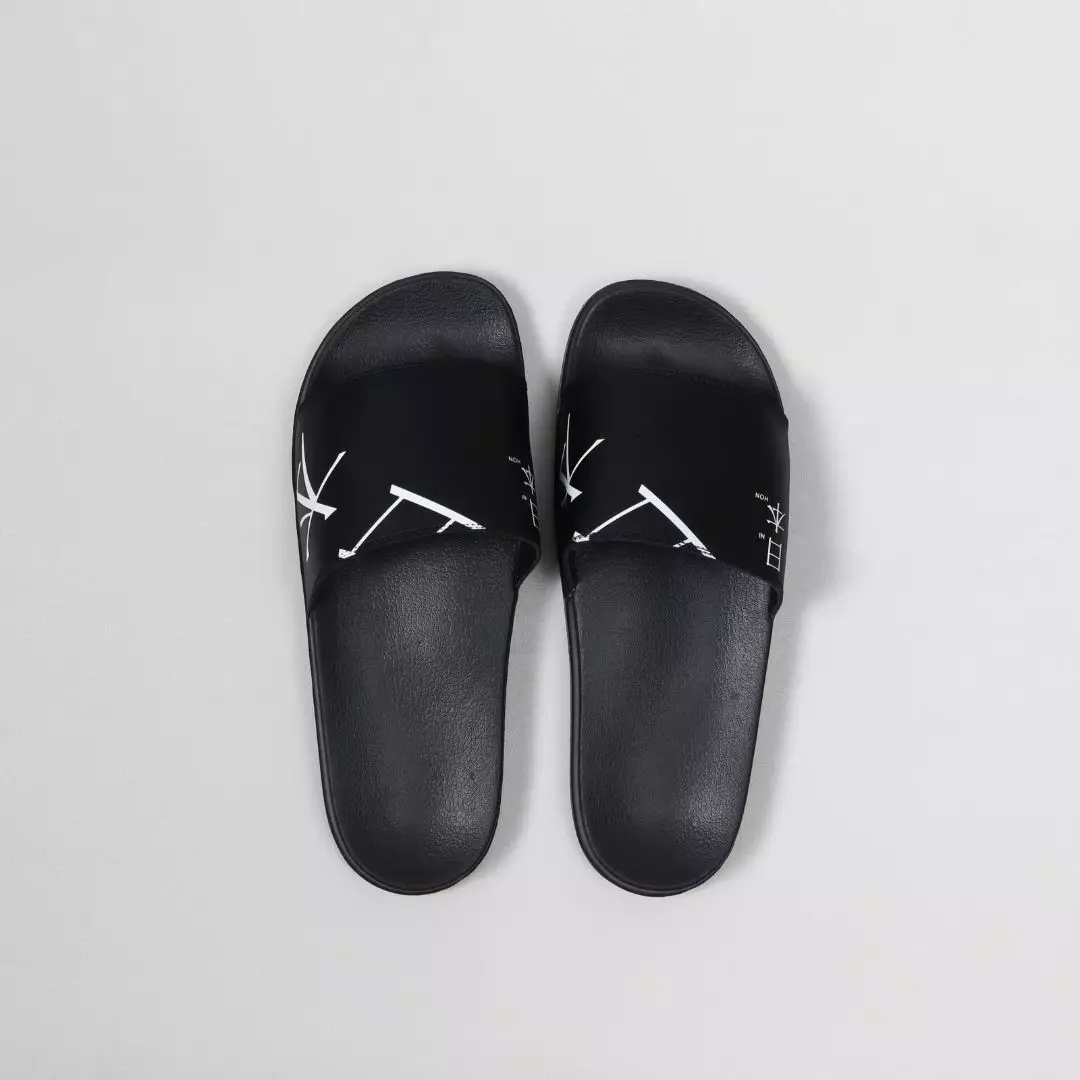 Cogen Sandal Slippers Sandal Selop Sandal Slide Pria Sendal Hitam Basic RB Series