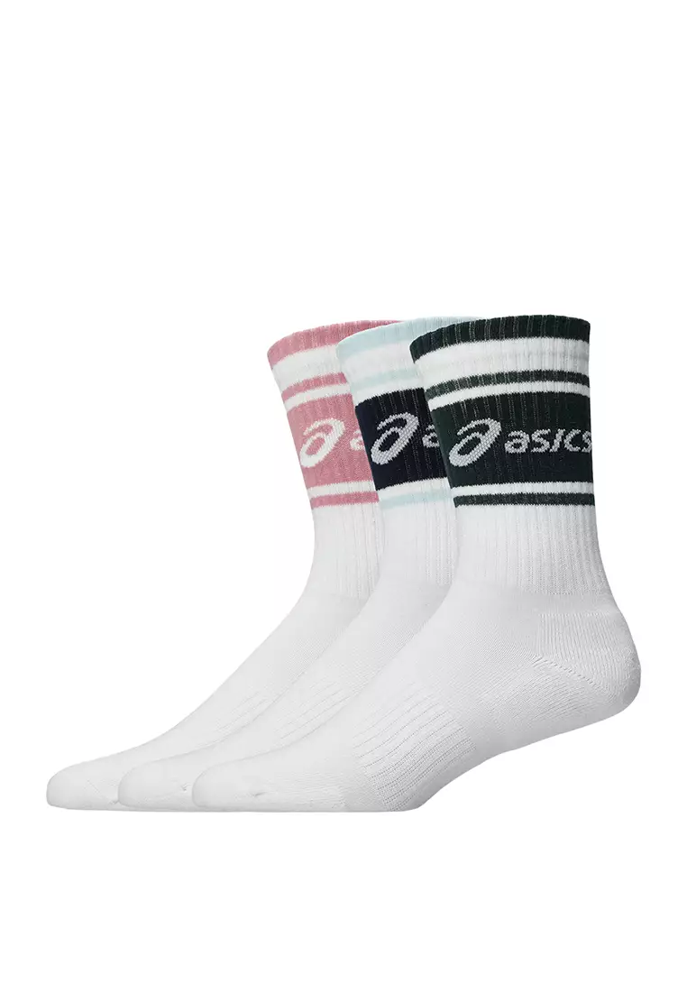 Asics Unisex 3 Pack Asics Logo Crew Sock -3033C295.301