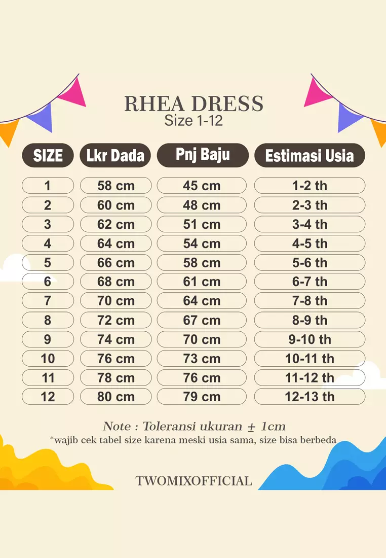 Two Mix - Dress Anak Perempuan Korean Style - Rhea Dress Anak Cewek 1-12 Tahun 4392 Maroon