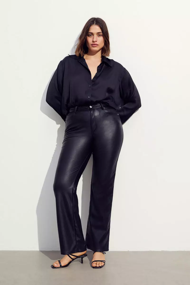 Coated trousers