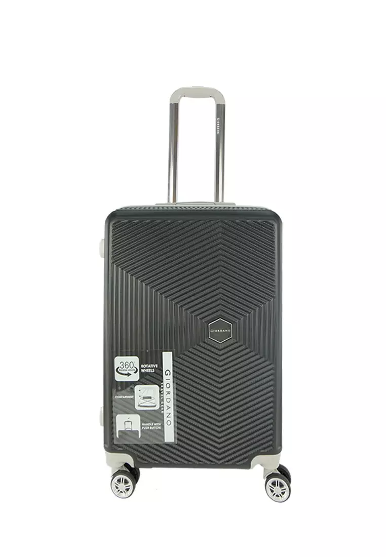 Giordano 24inch Hard Case Trolley Travel Luggage GA9863 Black