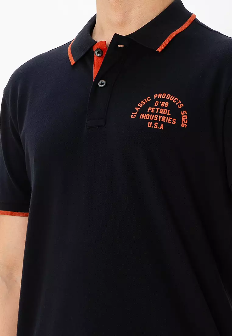 Logo Print Polo Shirt