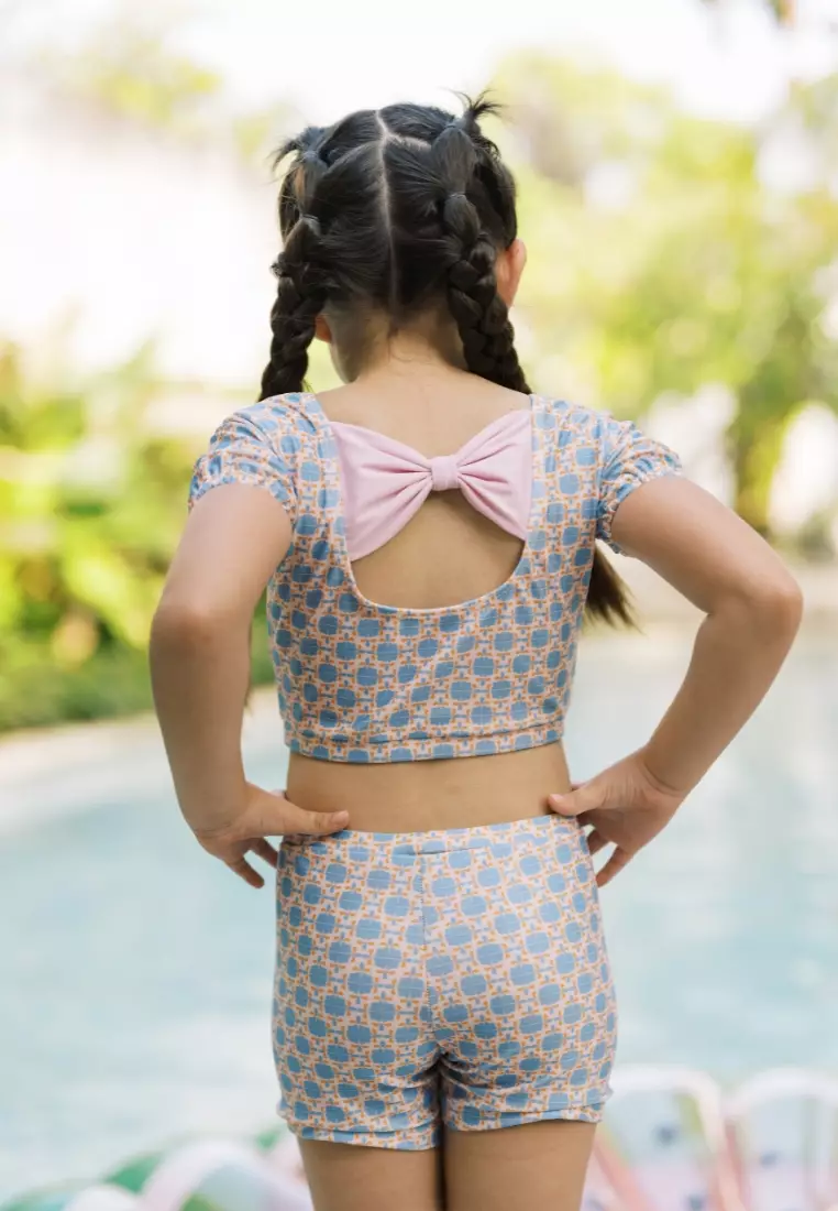 LEEVIERRAKIDS X OVERTEE - Caterpie Crop Two Piece Set