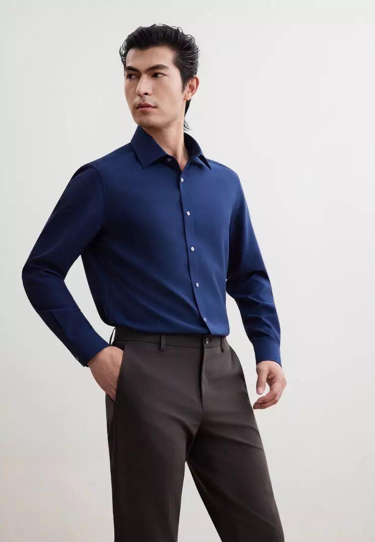 G2000 Non-Iron Dry Smart Fit Dot Texture Shirt