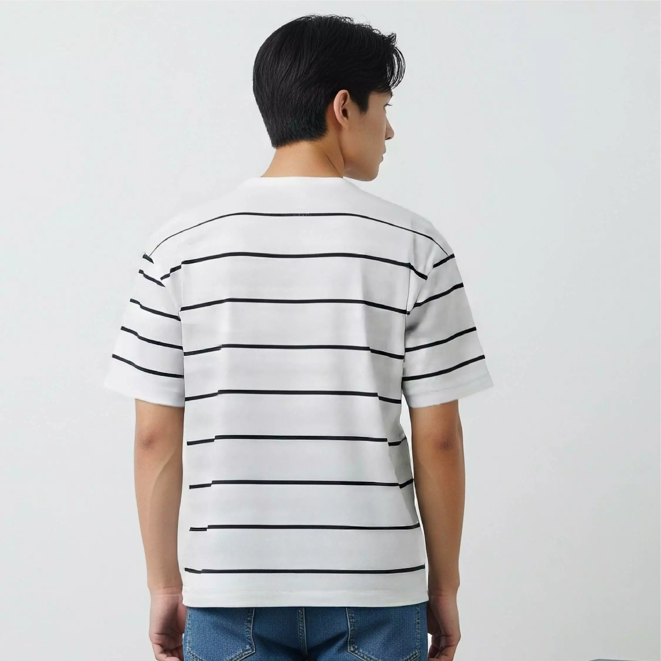 Kale EROS WHITE / Cotton Cloudy / Kaos Boxy Fit / Kaos Korea / Atasan Kaos Pria / Kaos Basic Pria