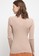 VOYANT BY MEGUMI beige Folded Turtle Neck Line 14311AA3CD1D76GS_2
