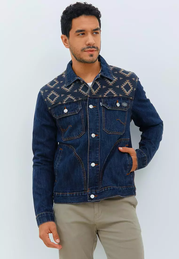 Used 1968 Winslow Jacket Jeans Trucker Pria Regular Fit