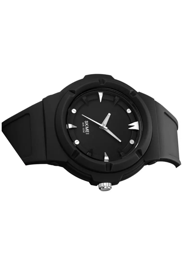 Jam Tangan Analog Pria Waterproof Strap Tali Material PU Silicone IR40 ORIGINAL