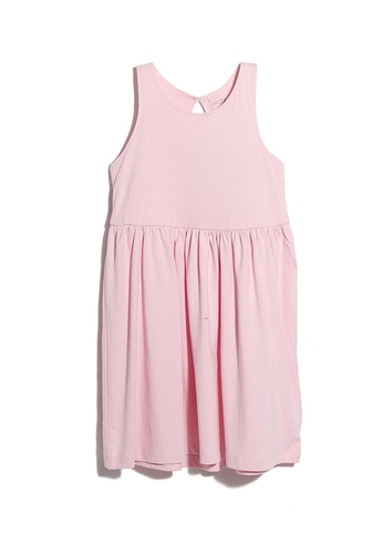 FOX Kids & Baby pink Light Pink Sleeveless Jersey Dress D826AKA49DB805GS_1