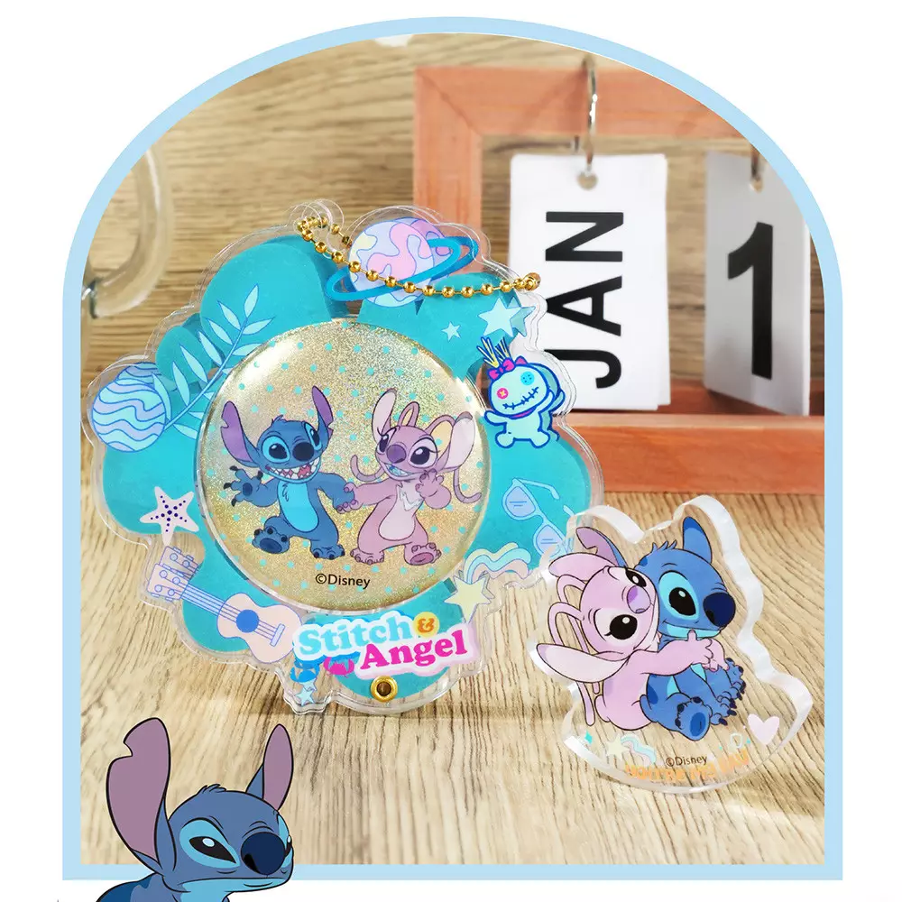 JANDOON SET GANTUNGAN KUNCI & BADGE AKRILIK STITCH - MIX